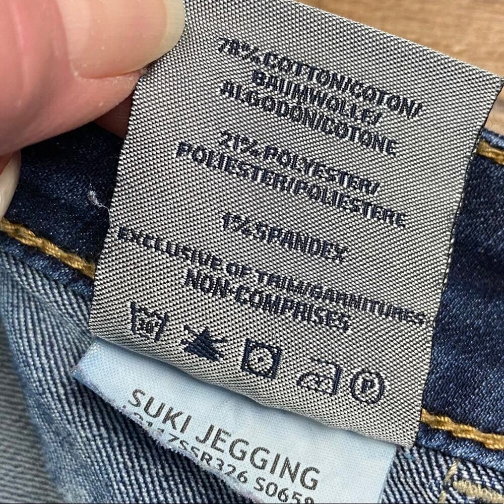 Silver Jeans Suki Y2K Jeggings Sz 26 Dark Wash - Picture 5 of 5